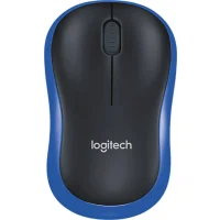 Мышь Logitech M186 (черный/синий) фото 1
